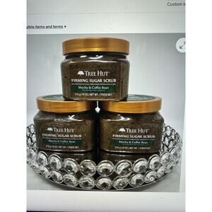 New Tree Hut Bundle of 3 ~Firming Sugar Scrub Mocha & Coffee Bean 18 Oz. Each